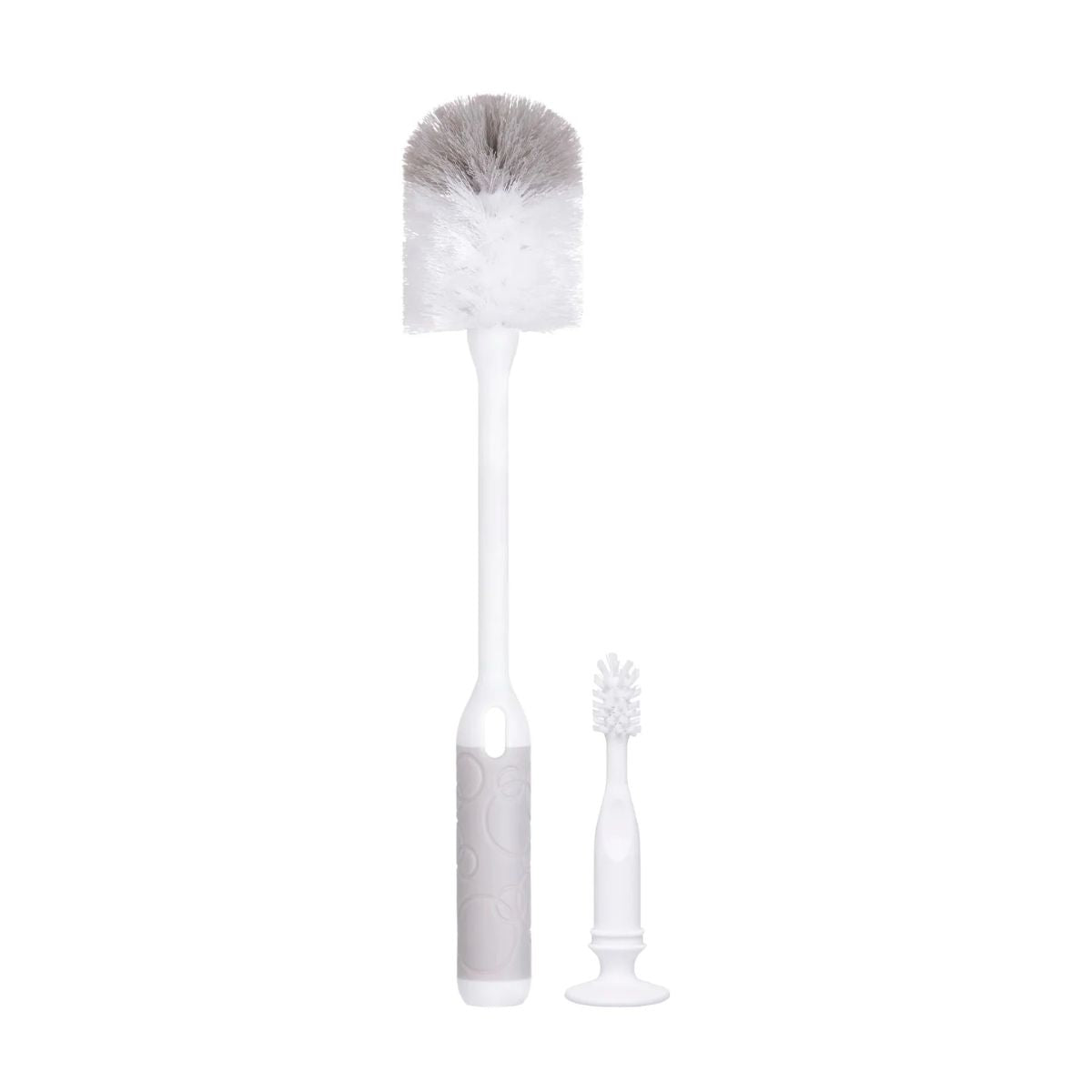 Ubbi Baby Bottle Brush - Gray - 2 in 1 Bottle and Nipple Brush
